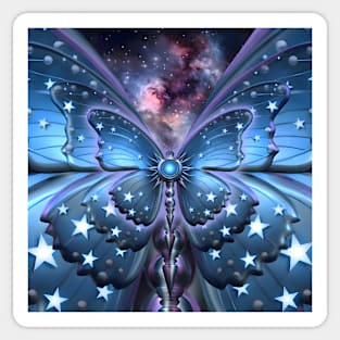 Universe Butterfly Sticker